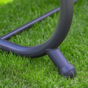 Huśtawka ogrodowa FUNFIT GARDEN rozkładana bujana 2w1 materac poduszki zielony