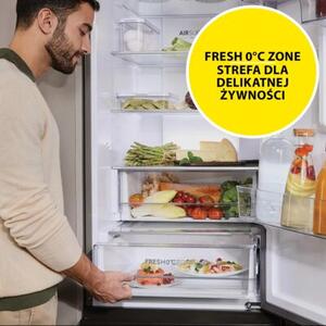Lodówka HAIER 3D 60 Seria 3 HTR3620CNMG No Frost 205cm Srebrna