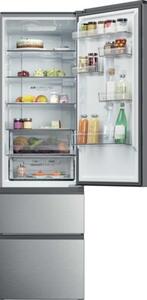 Lodówka HAIER 3D 60 Seria 3 HTR3620CNMG No Frost 205cm Srebrna