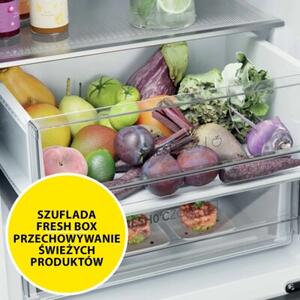 Lodówka HAIER 3D 60 Seria 3 HTR3620CNMG No Frost 205cm Srebrna