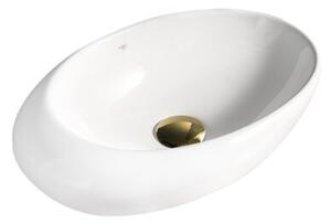 Umywalka nablatowa HYDROSAN EMMA-WH-490 Owalny Biały