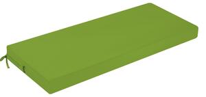 Poduszka na ławkę ogrodową 100 x 40 cm, zielona, piankowa, wodoodporna, na zewnątrz