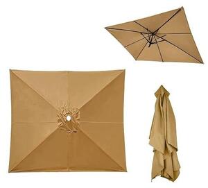 Pokrowiec parasol przeciwsłoneczny 3X3 m kwadratowy UV do ogrodu