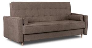 Wersalka RozkÅadana Sofa Kanapa Z FunkcjÄ Spania Dwuosobowa BrÄ zowa MALTA