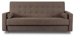 Wersalka RozkÅadana Sofa Kanapa Z FunkcjÄ Spania Dwuosobowa BrÄ zowa MALTA