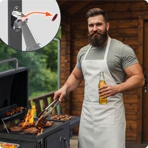 Grill węglowy Berdsen BD-892 ogrodowy komin żeliwny ruszt termometr + pokrowiec