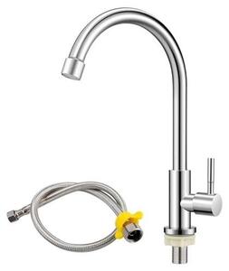 Bateria kuchenna obrotowa 360 stal nierdzewna mosiądz do zlewozmywaka 60CM