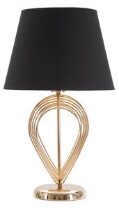 Czarna lampa stołowa Mauro Ferretti Maxt, ø 32,5 cm