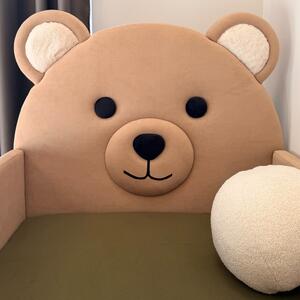 Łóżeczko tapicerowane Teddy Mini – Bezpieczne Łóżko dla Dziecka