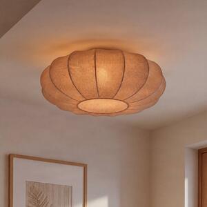 Lampa sufitowa Helin Lindby, możliwość ściemniania, brązowy / rdzawy, salon / jadalnia, tkanina / materiał / jedwab, skandynawski