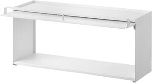 Yamazaki półka kuchenna organizer półka stojąca metalowa 60x25x17cm biała