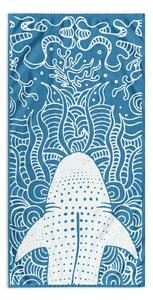 Niebieski ręcznik plażowy 90x180 cm Shark – DecoKing