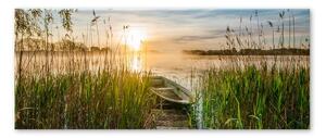 Obraz Styler Boat In The Grass, 125x50 cm
