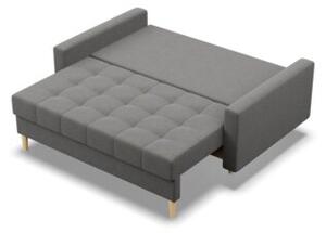 Sofa skandynawska, pikowana, NUBO, 152x92x92 cm, ciemny szary | TYLETEGOTU