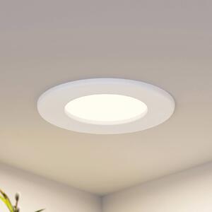 Oprawa wpuszczana LED Cadance, biała, 12 cm, zestaw 10 sztuk, CCT Cadance PRIOS, możliwość ściemniania, biały / opal, łazienka, aluminium, nowoczesny