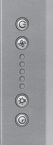 Okap SAMSUNG NK52FG455CS/UR Stal nierdzewna 647m3/h 68dB klasa B