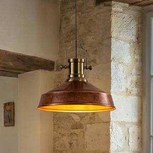 Lampa wisząca Augusta ROYALTECH, możliwość ściemniania, miedziany, salon / jadalnia, metal, vintage