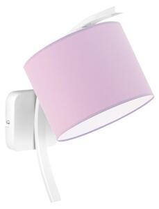 Kinkiet lampa ścienna lampa na ścianę z abażurem walec MOON