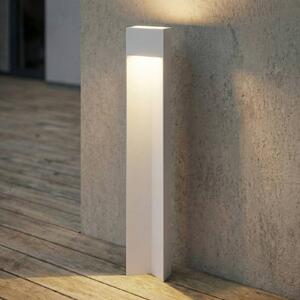 Słupek oświetleniowy LED Kaholo Lucande, aluminiowy / szary / cynkowy, aluminium, nowoczesny