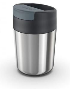 Kubek podróżny w granatowo-srebrnym kolorze 340 ml Sipp – Joseph Joseph