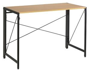 Biurko skÅadane Quick czarny/golden teak