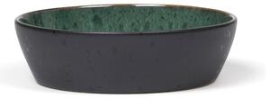 Zielona/czarna kamionkowa miska Gastro Green/Black – Bitz
