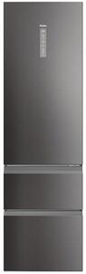 Lodówka HAIER HTW7620DNMP No Frost 205cm Ciemny Inox