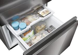 Lodówka HAIER HTW7620DNMP No Frost 205cm Ciemny Inox