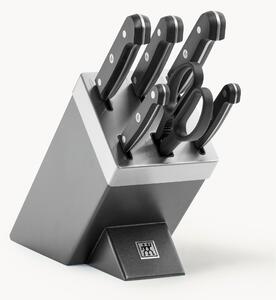 Komplet noży w bloku z ostrzałką Gourmet, 6 elem
