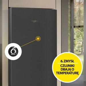 Lodówka WHIRLPOOL WHK26363XBR5E Dual NoFrost FreshLock 186.5cm Ciemny Inox
