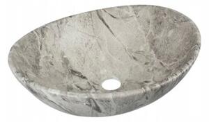 Umywalka nablatowa Estiva EBA Stone Gray szary kamień 41,5x34x14 cm 1 szt