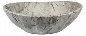 Umywalka nablatowa Estiva EBA Stone Gray szary kamień 41,5x34x14 cm 1 szt