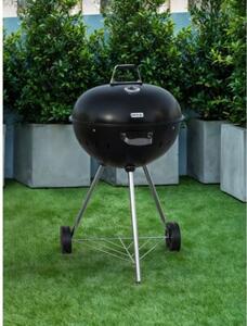Grill ogrodowy węglowy YATO YG-20300 Zamykany, okrągły, na kółkach Czarny