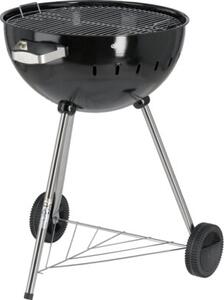Grill ogrodowy węglowy YATO YG-20300 Zamykany, okrągły, na kółkach Czarny