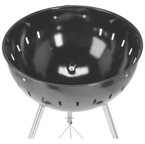 Grill ogrodowy węglowy YATO YG-20300 Zamykany, okrągły, na kółkach Czarny