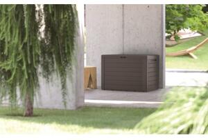 Skrzynia ogrodowa PROSPERPLAST Woodebox MBWL190-44OU 190L Brązowy