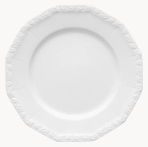 Talerz duży z porcelany Maria White