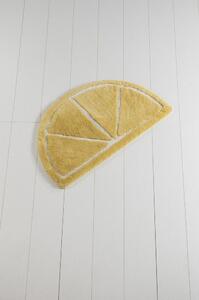 Żółty dywanik łazienkowy 100x60 cm Limon – Foutastic