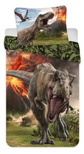 Bawełniana pościel dziecięca jednoosobowa 140x200 cm Jurassic World "Volcano" – Jerry Fabrics