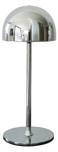 Lampa stołowa LED w kolorze srebra ze zdalnym sterowaniem i metalowym kloszem (wysokość 30 cm) Tim – Sirius