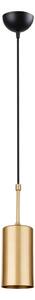 Lampa wisząca w kolorze złota Squid Lighting Geo, wys. 124 cm