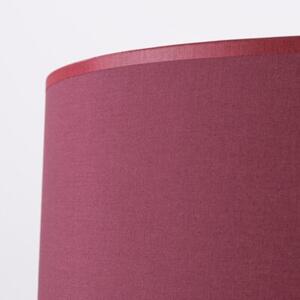 Lampa stojąca podłogowa z abażurem burgundowym trójnóg 1xE27 15W NEVIA Sollux Lighting