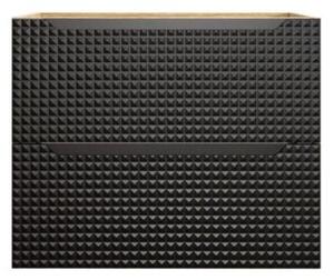 Szafka pod umywalkę LUXOR BLACK 82-70-2S 70cm dąb olejowany/czarna