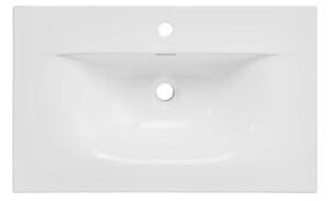 Szafka pod umywalkę LUXOR BLACK 82-70-2S 70cm dąb olejowany/czarna