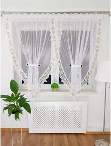 Firana gotowa w kÃ³Åeczka zdobiona gipiurÄ 400x160cm