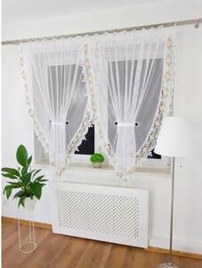 Firana gotowa w kÃ³Åeczka zdobiona gipiurÄ 400x160cm