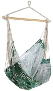 Fotel hamakowy podwieszany PATIO 47593 Zielono-biały