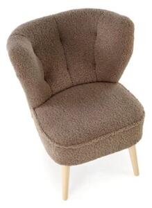 Fotel tapicerowany MOCCA brÄ zowy