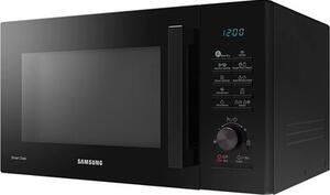 Kuchenka mikrofalowa SAMSUNG MC28A5135CK 900W średnica 31.8 cm pojemność 28L Slim Fry Smart Sensor Czarny