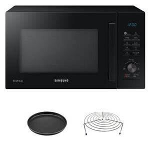 Kuchenka mikrofalowa SAMSUNG MC28A5135CK 900W średnica 31.8 cm pojemność 28L Slim Fry Smart Sensor Czarny